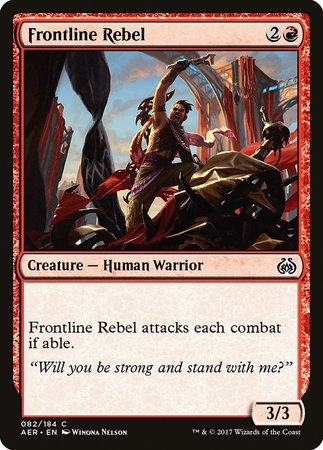 Frontline Rebel [Aether Revolt] | Exor Games Summserside