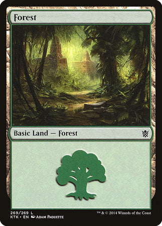 Forest (269) [Khans of Tarkir] | Exor Games Summserside