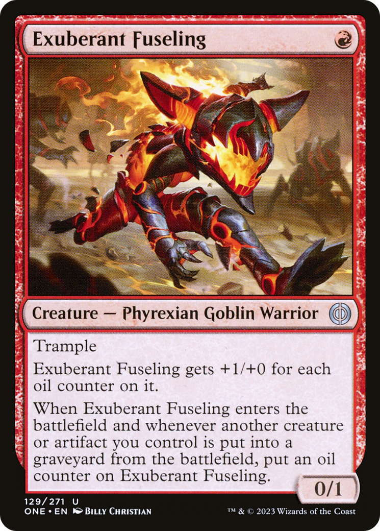 Exuberant Fuseling [Phyrexia: All Will Be One] | Exor Games Summserside