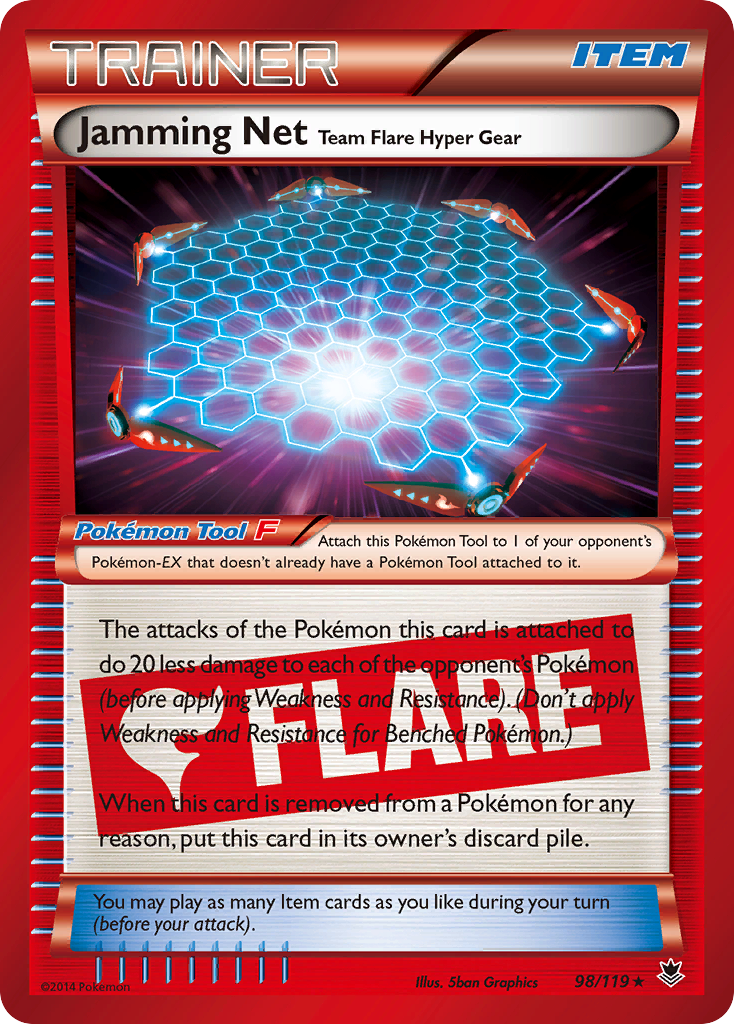 Jamming Net Team Flare Hyper Gear (98/119) [XY: Phantom Forces] | Exor Games Summserside