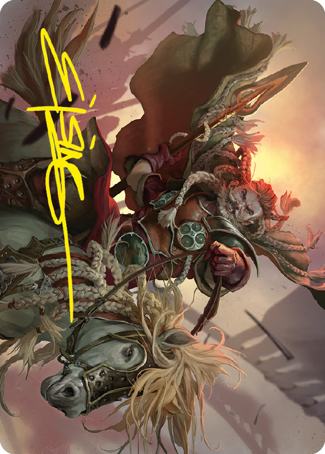 Eomer of the Riddermark Art Card (Gold-Stamped Signature) [The Lord of the Rings: Tales of Middle-earth Art Series] | Exor Games Summserside