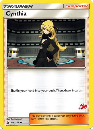 Cynthia (119/156) (Charizard Stamp #59) [Battle Academy 2020] | Exor Games Summserside