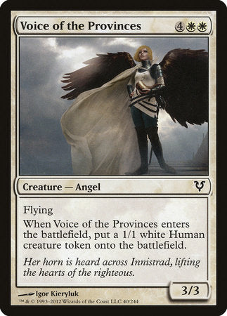 Voice of the Provinces [Avacyn Restored] | Exor Games Summserside