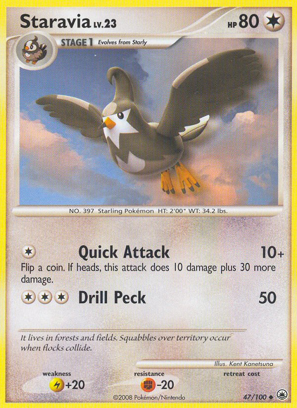 Staravia (47/100) [Diamond & Pearl: Majestic Dawn] | Exor Games Summserside