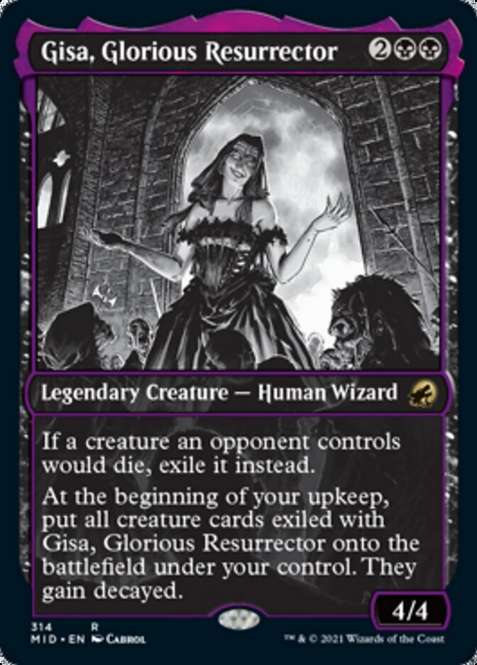 Gisa, Glorious Resurrector (Showcase Eternal Night) [Innistrad: Midnight Hunt] | Exor Games Summserside