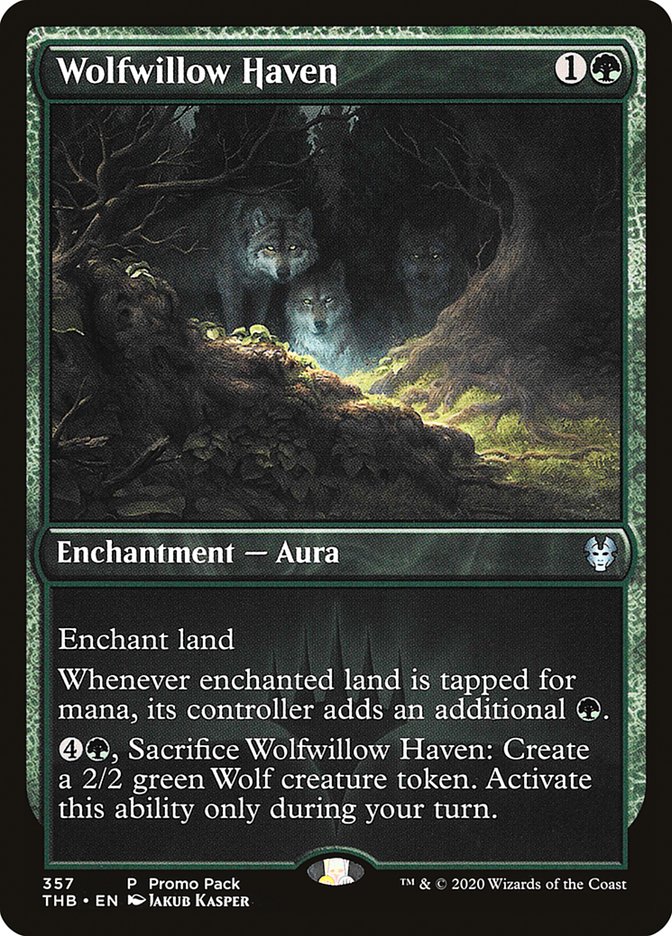 Wolfwillow Haven (Promo Pack) [Theros Beyond Death Promos] | Exor Games Summserside