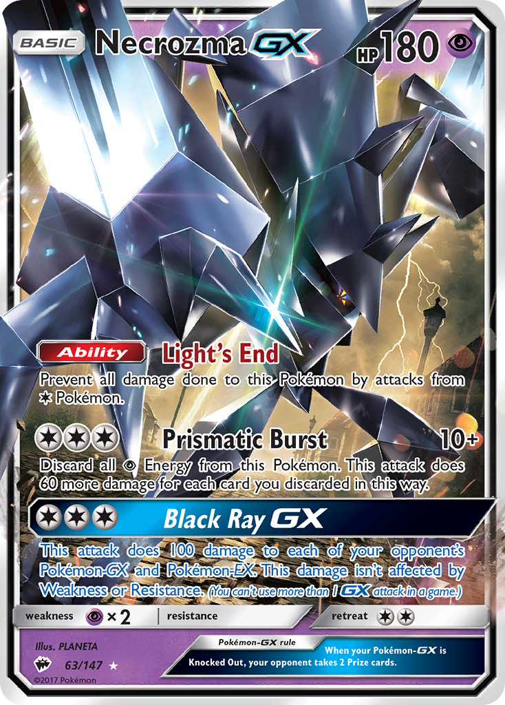 Necrozma GX (63/147) [Sun & Moon: Burning Shadows] | Exor Games Summserside