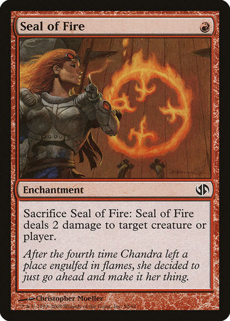 Seal of Fire [Duel Decks: Jace vs. Chandra] | Exor Games Summserside