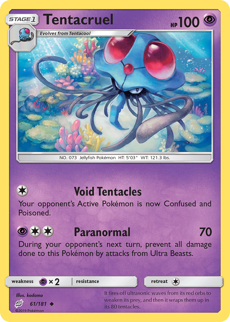 Tentacruel (61/181) [Sun & Moon: Team Up] | Exor Games Summserside