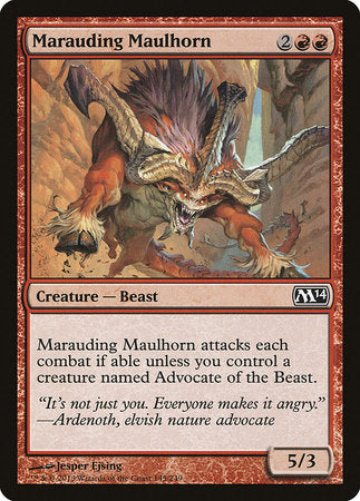 Marauding Maulhorn [Magic 2014] | Exor Games Summserside