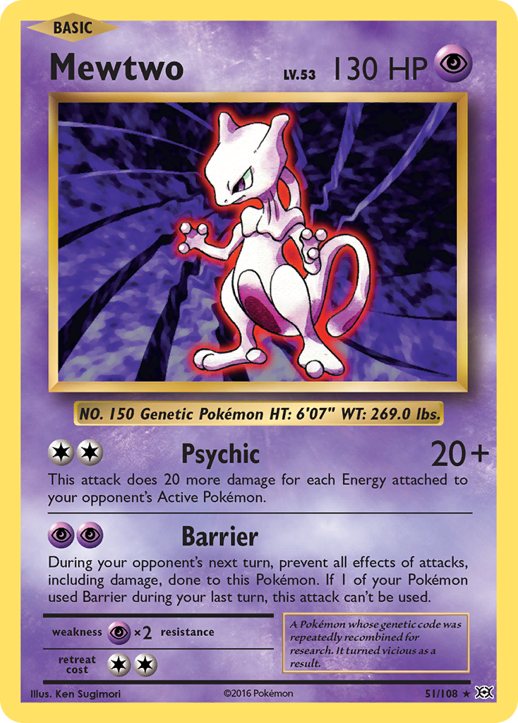 Mewtwo (51/108) [XY: Evolutions] | Exor Games Summserside