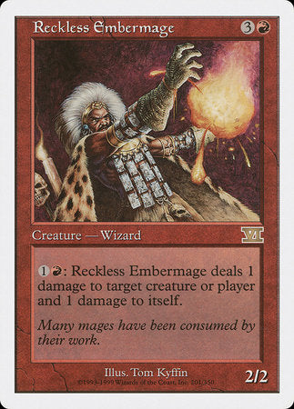 Reckless Embermage [Classic Sixth Edition] | Exor Games Summserside