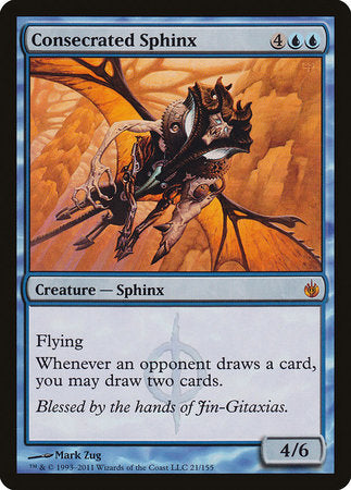 Consecrated Sphinx [Mirrodin Besieged] | Exor Games Summserside