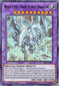 Blue-Eyes Twin Burst Dragon (Green) [LDS2-EN019] Ultra Rare | Exor Games Summserside