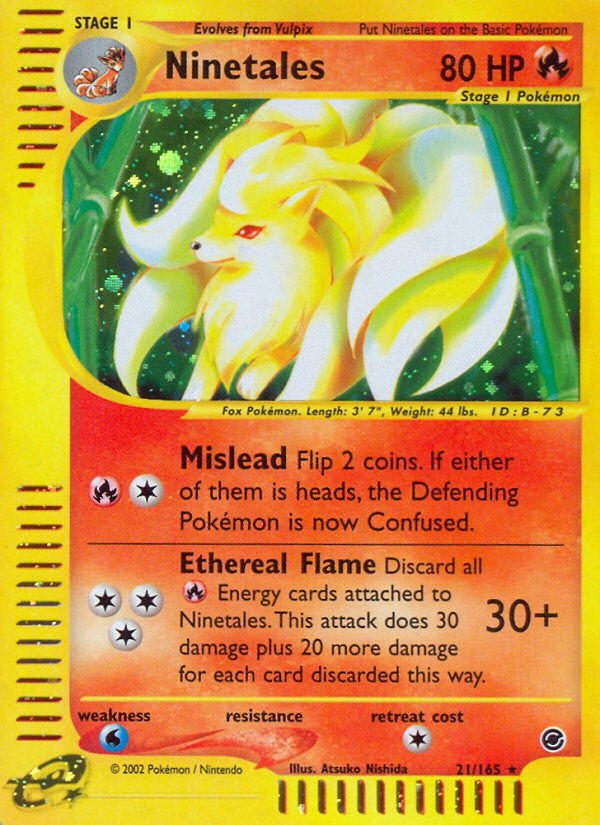 Ninetales (21/165) [Expedition: Base Set] | Exor Games Summserside