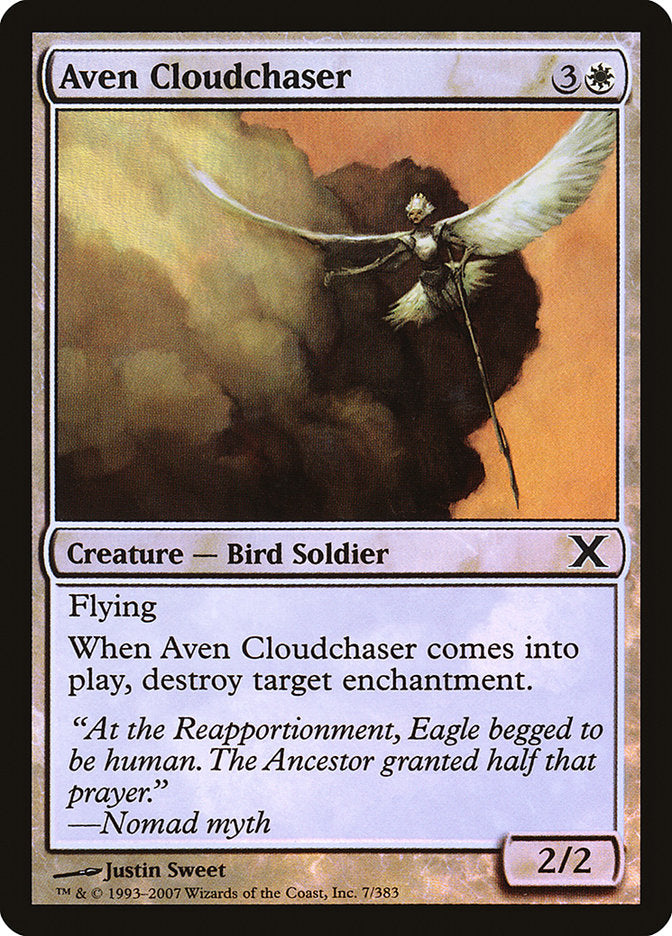 Aven Cloudchaser (Premium Foil) [Tenth Edition] | Exor Games Summserside