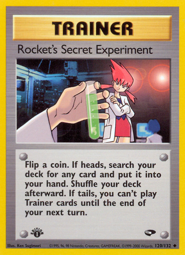 Rocket's Secret Experiment (120/132) [Gym Challenge 1st Edition] | Exor Games Summserside