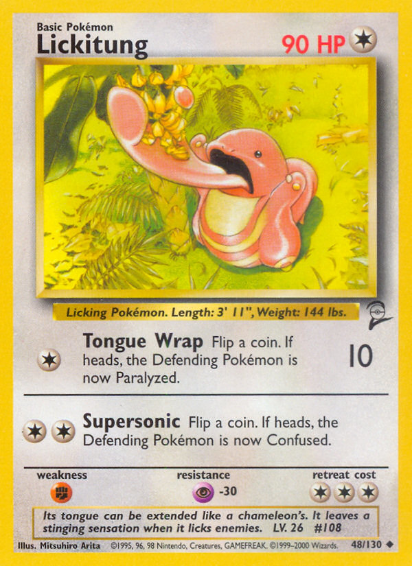 Lickitung (48/130) [Base Set 2] | Exor Games Summserside