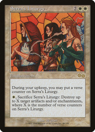 Serra's Liturgy [Urza's Saga] | Exor Games Summserside