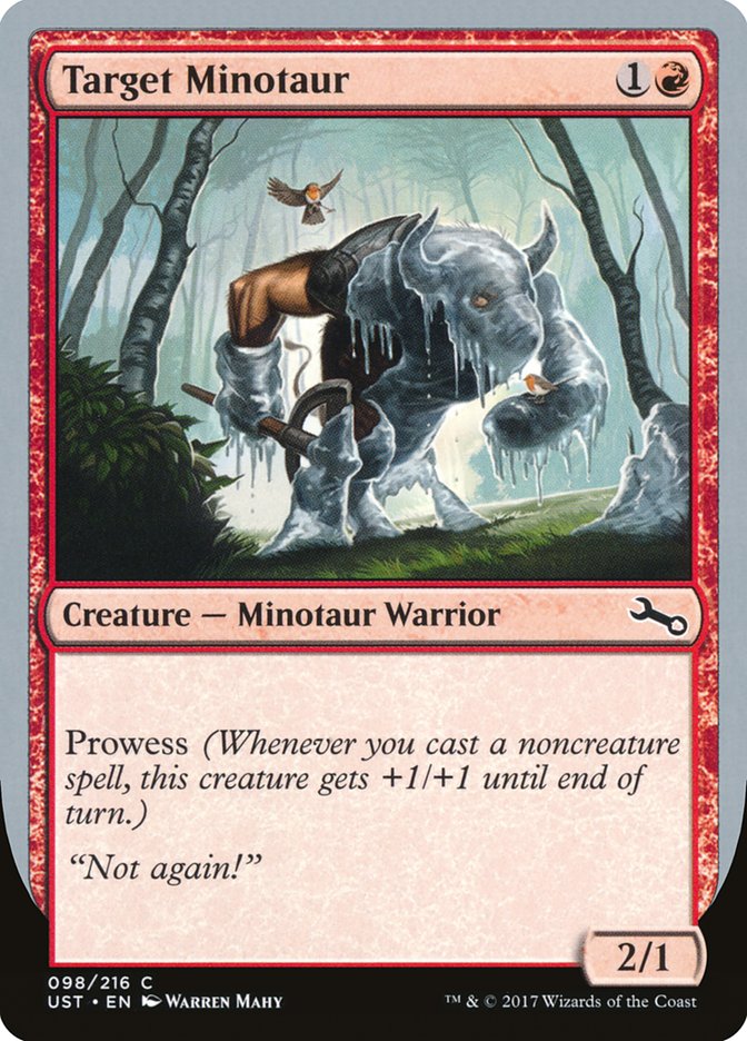 Target Minotaur (Ice Art) [Unstable] | Exor Games Summserside