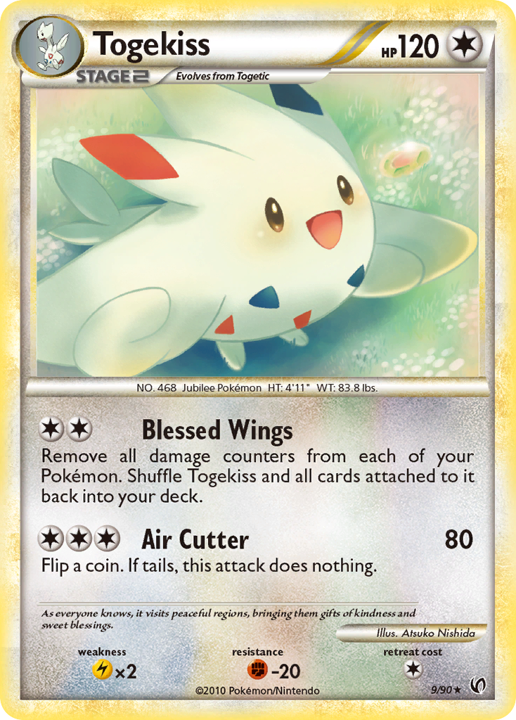 Togekiss (9/90) [HeartGold & SoulSilver: Undaunted] | Exor Games Summserside