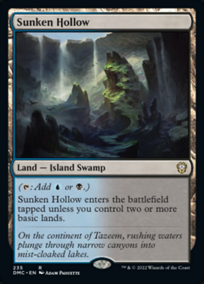 Sunken Hollow [Dominaria United Commander] | Exor Games Summserside