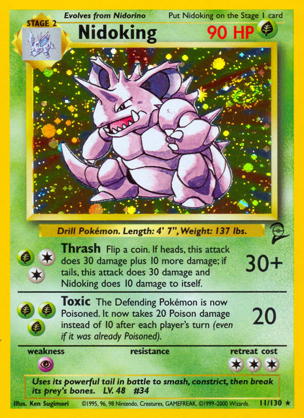 Nidoking (11/130) [Base Set 2] | Exor Games Summserside