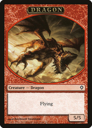 Dragon Token [Worldwake Tokens] | Exor Games Summserside