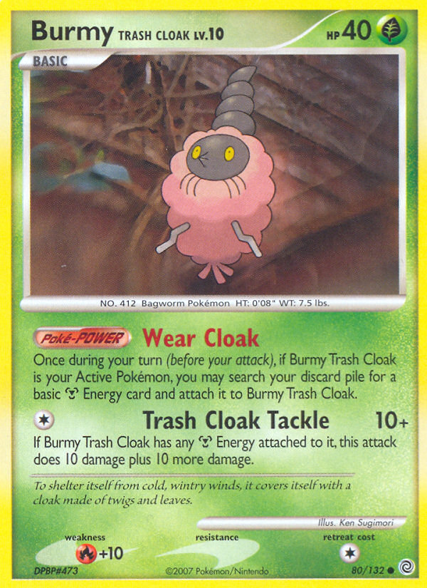 Burmy Trash Cloak (80/132) [Diamond & Pearl: Secret Wonders] | Exor Games Summserside