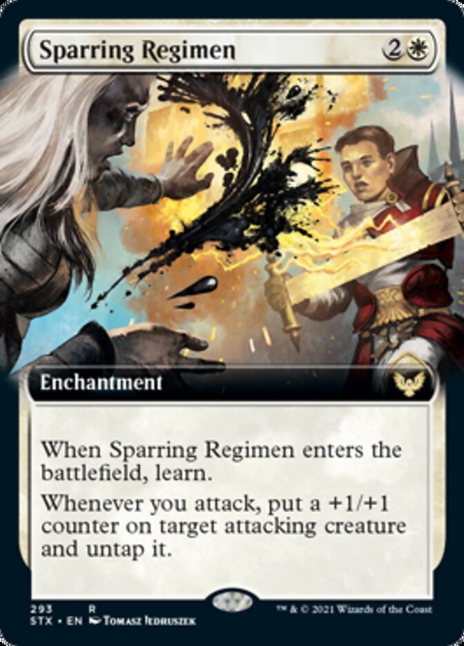 Sparring Regimen (Extended) [Strixhaven: School of Mages] | Exor Games Summserside