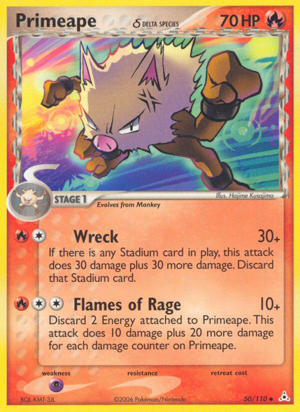 Primeape (50/110) (Delta Species) [EX: Holon Phantoms] | Exor Games Summserside