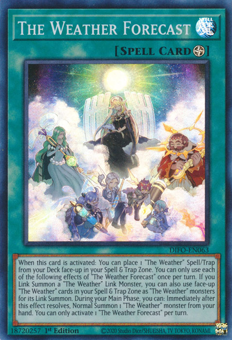 The Weather Forecast [DIFO-EN063] Super Rare | Exor Games Summserside