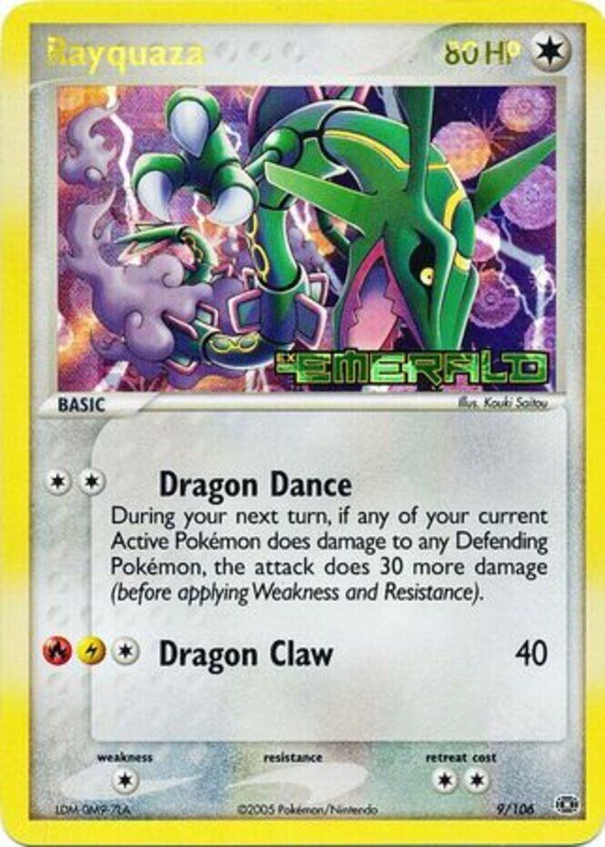 Rayquaza (9/106) (Stamped) [EX: Emerald] | Exor Games Summserside