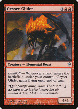 Geyser Glider [Zendikar] | Exor Games Summserside
