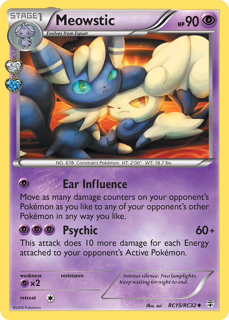 Meowstic (RC15/RC32) [XY: Generations] | Exor Games Summserside