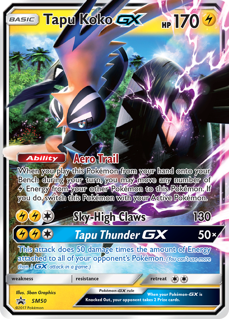 Tapu Koko GX (SM50) [Sun & Moon: Black Star Promos] | Exor Games Summserside