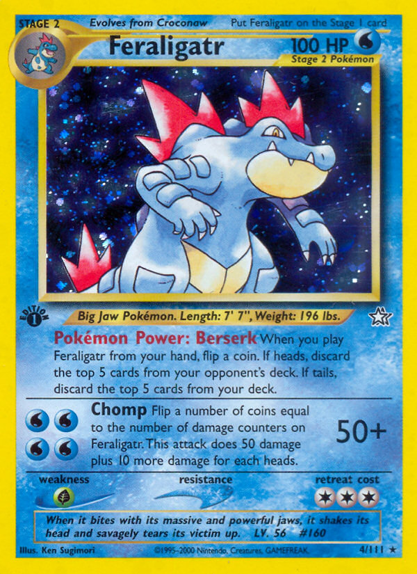 Feraligatr (4/111) [Neo Genesis 1st Edition] | Exor Games Summserside