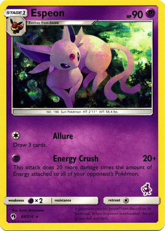 Espeon (89/214) (Mewtwo Deck) [Battle Academy 2020] | Exor Games Summserside