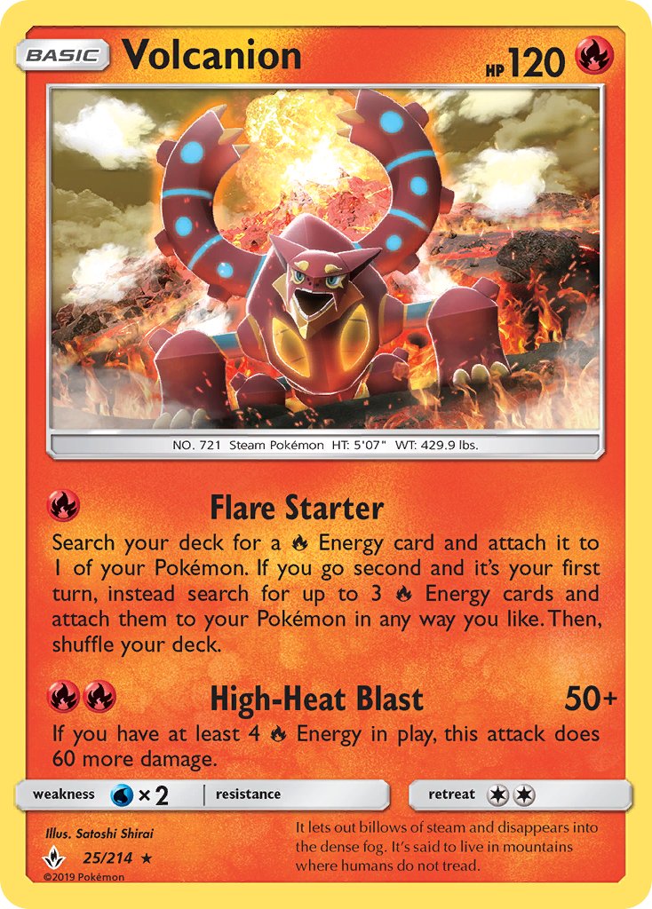 Volcanion (25/214) (Theme Deck Exclusive) [Sun & Moon: Unbroken Bonds] | Exor Games Summserside