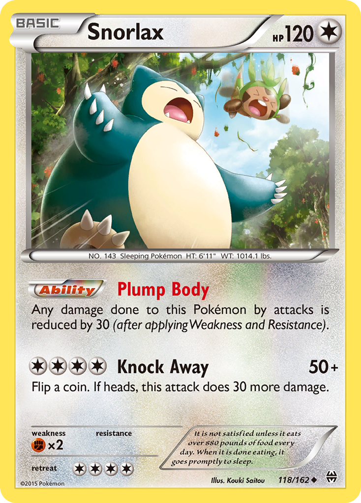 Snorlax (118/162) [XY: BREAKthrough] | Exor Games Summserside