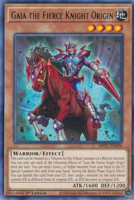 Gaia the Fierce Knight Origin [MP21-EN096] Rare | Exor Games Summserside