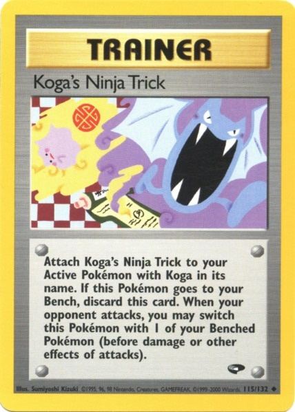 Koga's Ninja Trick (115/132) [Gym Challenge Unlimited] | Exor Games Summserside