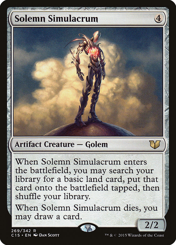 Solemn Simulacrum [Commander 2015] | Exor Games Summserside