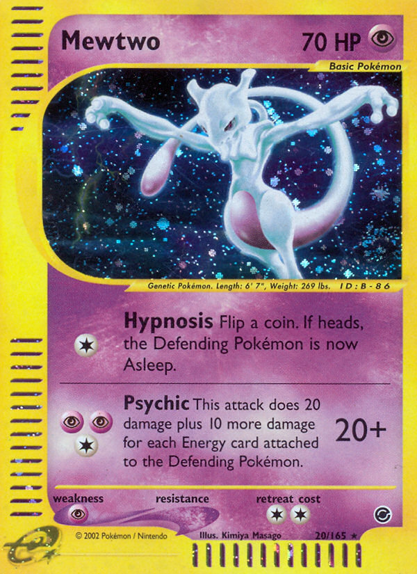 Mewtwo (20/165) [Expedition: Base Set] | Exor Games Summserside