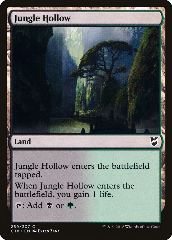 Jungle Hollow [Commander 2018] | Exor Games Summserside