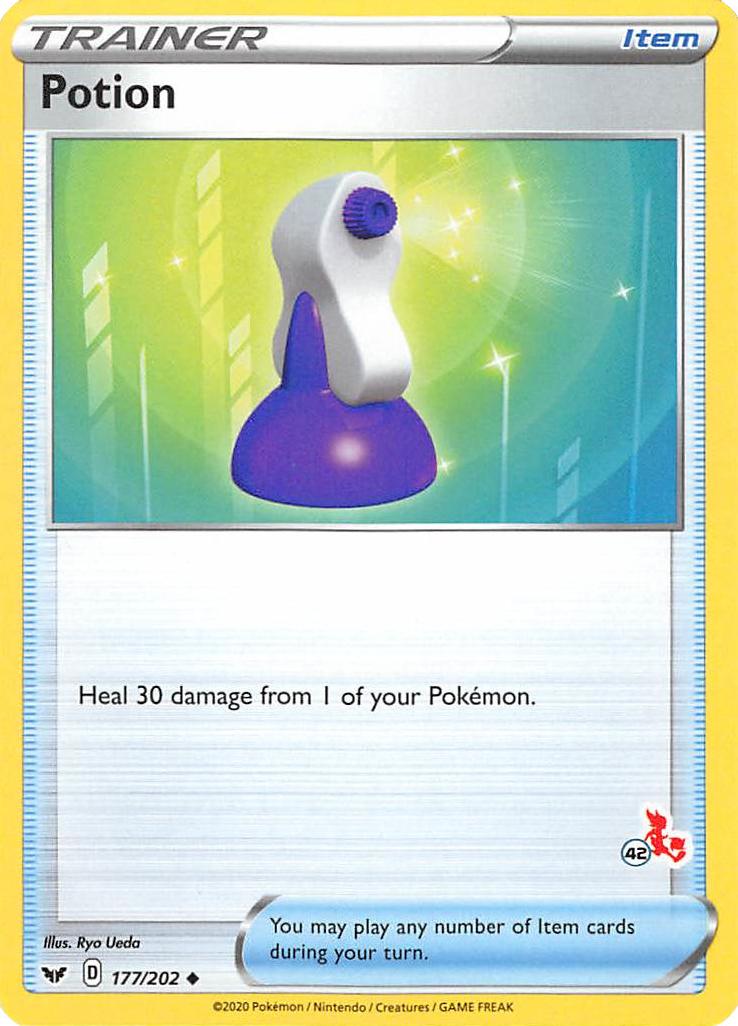 Potion (177/202) (Cinderace Stamp #42) [Battle Academy 2022] | Exor Games Summserside