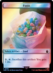 Alien Angel // Food (0057) Double-Sided Token (Surge Foil) [Doctor Who Tokens] | Exor Games Summserside