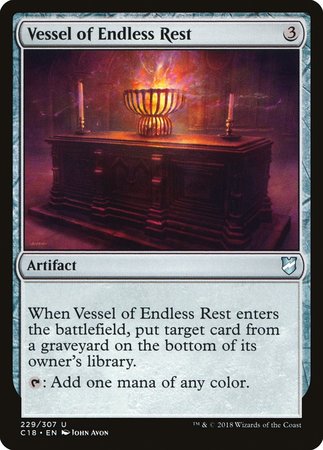 Vessel of Endless Rest [Commander 2018] | Exor Games Summserside