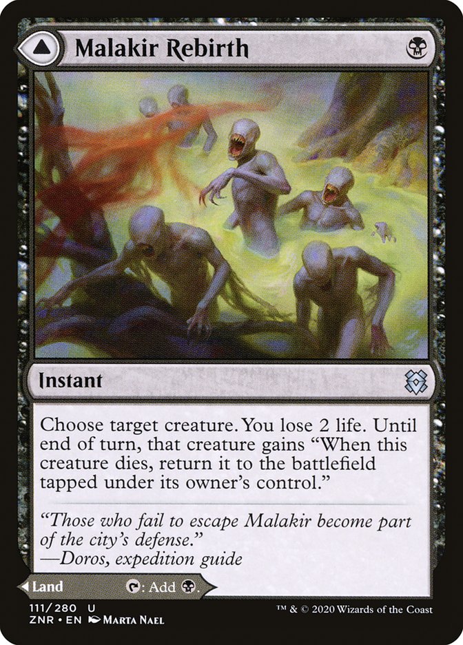 Malakir Rebirth // Malakir Mire [Zendikar Rising] | Exor Games Summserside