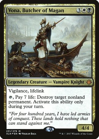 Vona, Butcher of Magan [Ixalan Promos] | Exor Games Summserside